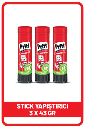 Pritt Stick Yapıştırıcı 3 x 43g Shrink