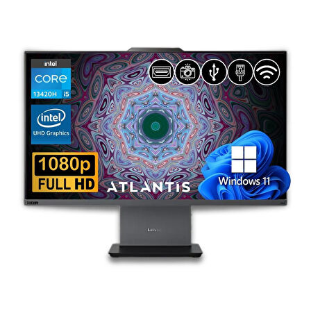 Lenovo ThinkCentre Neo 50a 24 Gen 5  i5-13420H 32GB  256GB M.2 SSD 12SC000YTR ATL24 23.8" W11Pro All In One Bilgisayar