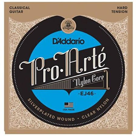 DADDARIO KLASİK GİTAR TEL SETİ, PRO-ARTE, SILVERPLATED WOUND EJ46