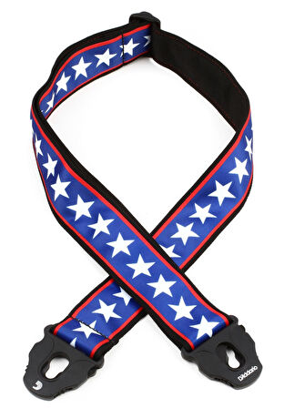 Planet Waves Planet Lock Straps Stars/Stripes - 50PLA10 Kilitli Gitar Askısı
