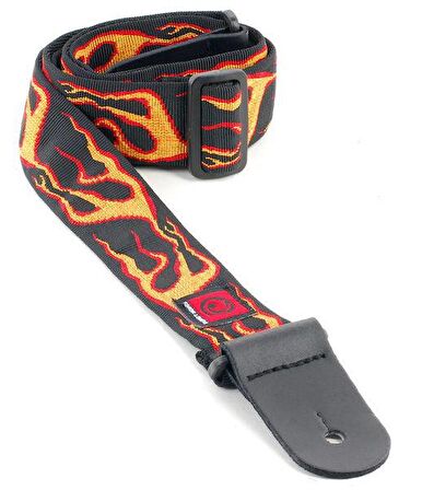 Planet Waves The Dark Side Collection Straps 50F01 - Fluid Flames Gitar Askısı