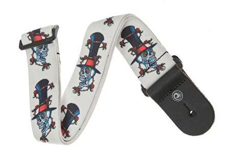 Planet Waves Al McWhite Surf Collection 50S04 - Stoked Skull Gitar Askısı