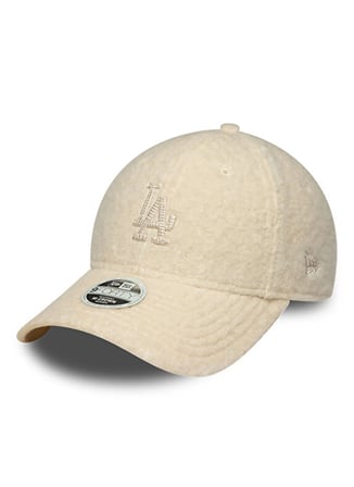 New Era 60915791 WMNS WINTER BORG 9FORTY Bej Logo Baskılı Kadın Şapka