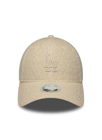 New Era 60915791 WMNS WINTER BORG 9FORTY Bej Logo Baskılı Kadın Şapka