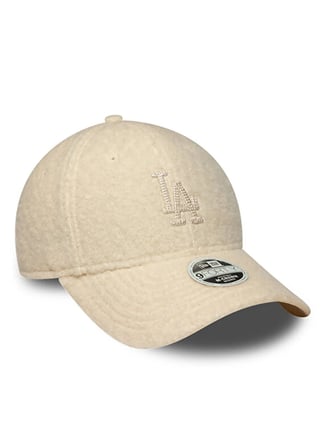 New Era 60915791 WMNS WINTER BORG 9FORTY Bej Logo Baskılı Kadın Şapka