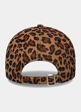 New Era 60915775 WMNS LEOPARD CORD 9FORTY Kahverengi Leopar desenli Kadın Şapka