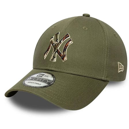 New Era MLB Outline Camo Green 9FORTY Adjustable Şapka 60915748