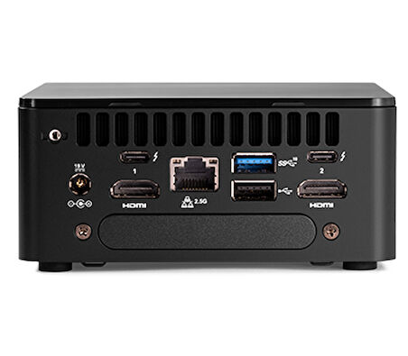 Intel Nuc 12 Pro Intel Core I5 1240P 8 GB 256 GB SSD Freedos Mini Bilgisayar NUC12WSHI5F01 + Zetta Flash Bellek