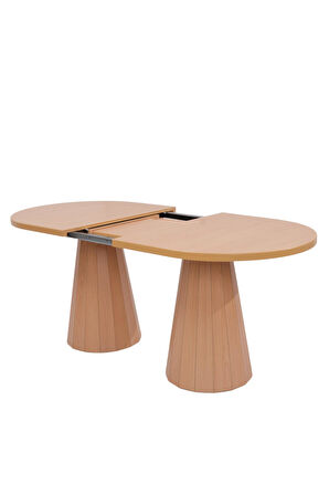 Bohem Rodi Banklı Açılır Yemek Masa Sandalye Takımı 90x160cm