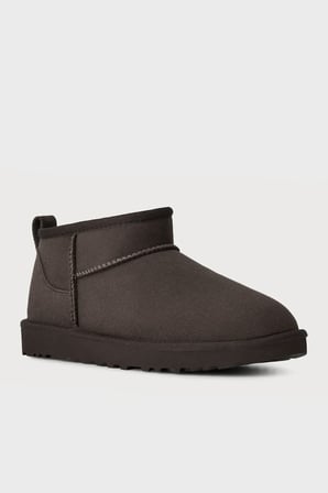 UGG W Classic Hakiki Deri Ultra Mini Bot Kadın BOT 1116109 KOYU KAHVE