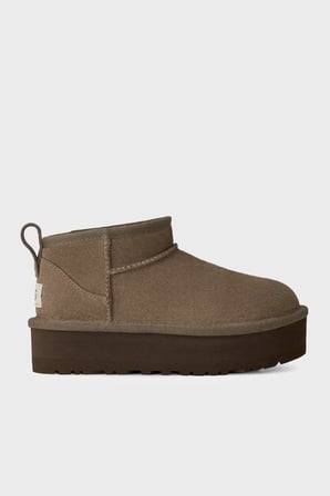 Ugg Hakiki Deri Süet Bot Kadın BOT 1157791K TOPRAK