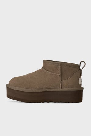Ugg Hakiki Deri Süet Bot Kadın BOT 1157791K TOPRAK