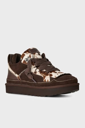 Ugg W Lowmel Western Süet Kalın Taban Sneaker Ayakkabı Kadın AYAKKABI 1180311 KOYU KAHVE