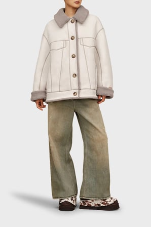 Ugg W Tazz Western Desenli Toka Detaylı Kalın Taban Terlik Kadın TERLİK 1180357 KAHVE