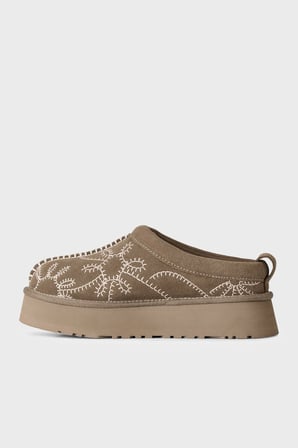 Ugg W Tazz Botanic Nakış Detaylı Süet Ayakkabı Kadın AYAKKABI 1180373 TOPRAK