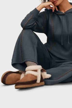 Ugg Logolu Süet Deri Kısa Bot Kadın BOT 1180434 TABA