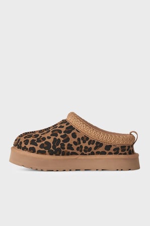 Ugg K Tazz Spotted Leopar Desenli Süet Terlik Kadın TERLİK 1183570K LEOPAR