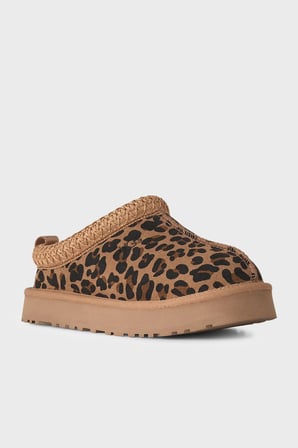 Ugg K Tazz Spotted Leopar Desenli Süet Terlik Kadın TERLİK 1183570K LEOPAR