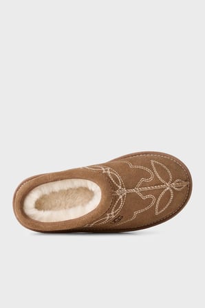 Ugg Nakış Detaylı Süet Terlik Kadın TERLİK 1184433K TABA
