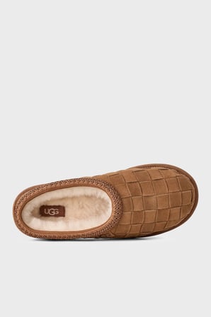 Ugg Logolu Süet Deri Terlik Unisex TERLİK 1186330 TABA