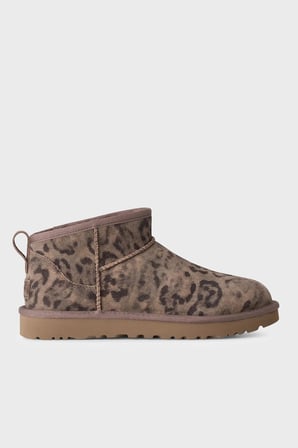 Ugg W Classic Ultra Mini Spotted Benekli Süet Bot Kadın BOT 1180623 LEOPAR