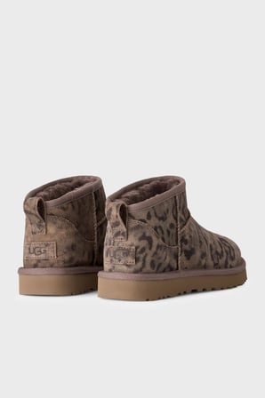 Ugg W Classic Ultra Mini Spotted Benekli Süet Bot Kadın BOT 1180623 LEOPAR