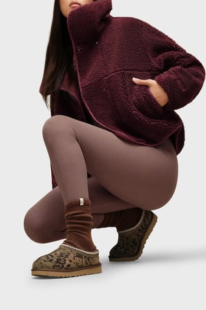 Ugg W Tasman Spotted Benekli Süet Terlik Kadın TERLİK 1180365 LEOPAR