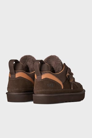 Ugg Logolu Hakiki Deri Yünlü Bilekli Sneaker Ayakkabı Kadın AYAKKABI 1144032 KOYU KAHVE