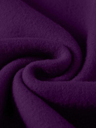 Kadın Oversize Bisiklet Yaka Basic Düz Sweatshirt