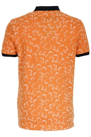 Erkek Polo Yaka Tişört Desenli Turuncu %100 Pamuk Slim Fit T-shirt NCS JEANS 1997