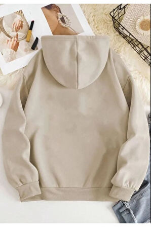 The 1997 Baskılı Kapşonlu Sweatshirt