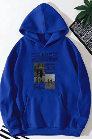 The 1997 Baskılı Kapüşonlu Sweatshirt