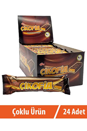 Çikofia Sütlü Çikolata Kaplamalı Bar 24x40 Gr