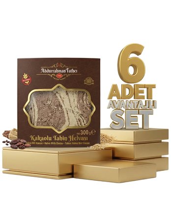 Abdurahman Tatlıcı Kakaolu Tahin Helvası 6x300 Gr