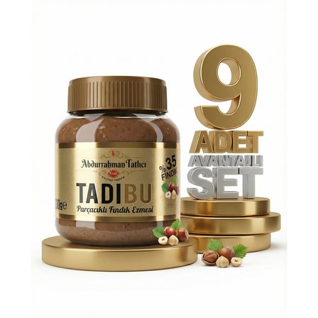 Tadıbu Parçacıklı Fındık Ezmesi 9x330 Gr