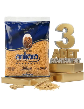 Ankara Arpa Şehriye Makarna 3x500 Gr