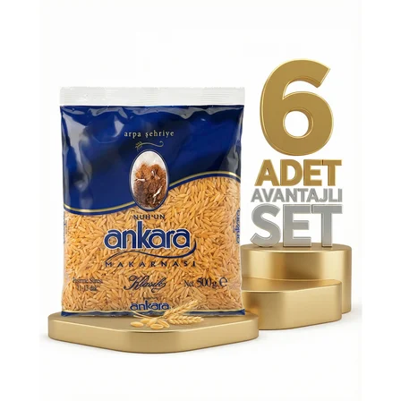 Ankara Arpa Şehriye Makarna 6x500 Gr
