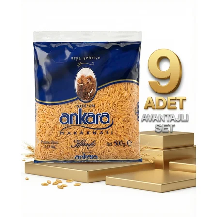 Ankara Arpa Şehriye Makarna 9x500 Gr