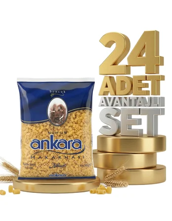 Ankara Boncuk Makarna 24x500 Gr