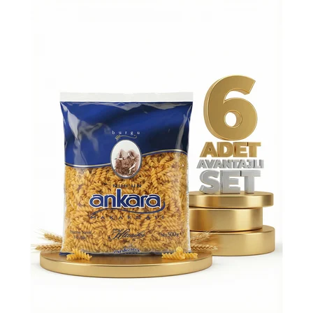 Ankara Burgu Makarna 6x500 Gr