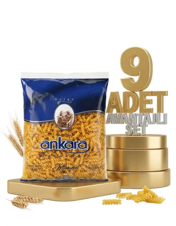 Ankara Burgu Makarna 9x500 Gr