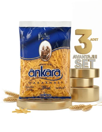 Ankara Erişte Makarna 3x500 Gr