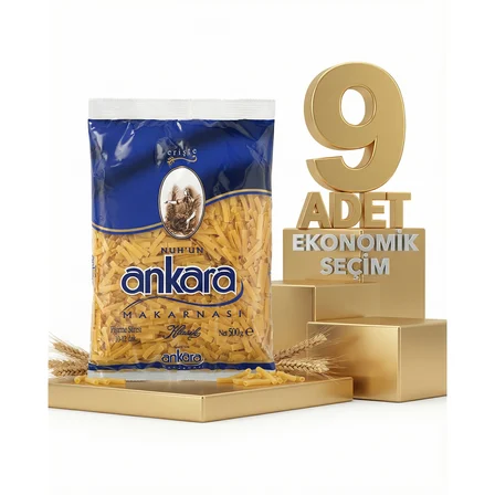 Ankara Erişte Makarna 9x500 Gr
