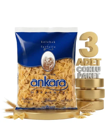 Ankara Fiyonk Makarna 3x500 Gr