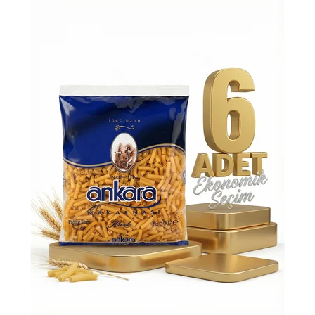 Ankara İnce Uzun Makarna 6x500 Gr