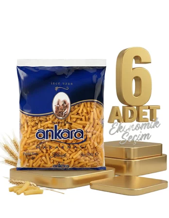 Ankara İnce Uzun Makarna 6x500 Gr