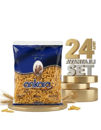 Ankara İnce Uzun Makarna 24x500 Gr
