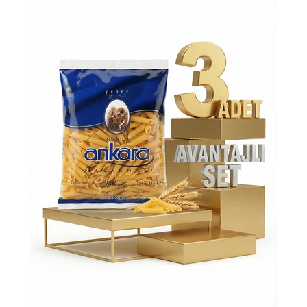 Ankara Kalem Makarna 3x500 Gr