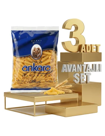 Ankara Kalem Makarna 3x500 Gr