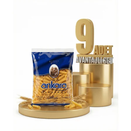 Ankara Kalem Makarna 9x500 Gr